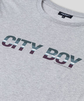 Organic Cotton T-Shirt CITY BOY: Heather Grey