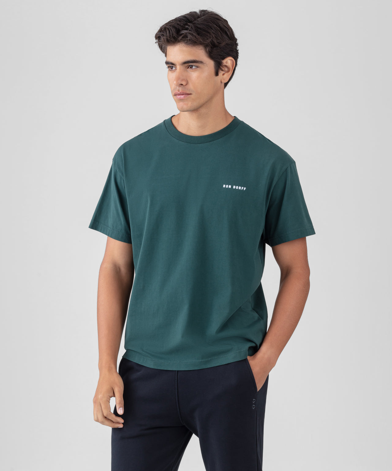 Organic Cotton Relaxed Fit T-Shirt: Green Night