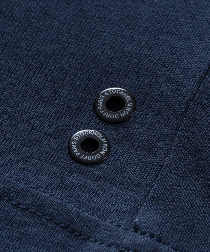 Crew Neck T-Shirt Eyelet Edition: Navy