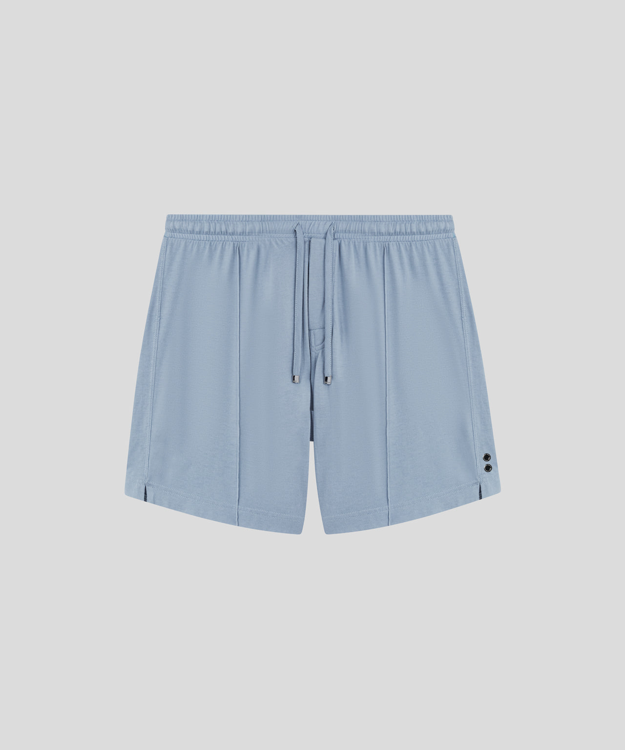 Cotton Modal Home Shorts: Dusty Blue