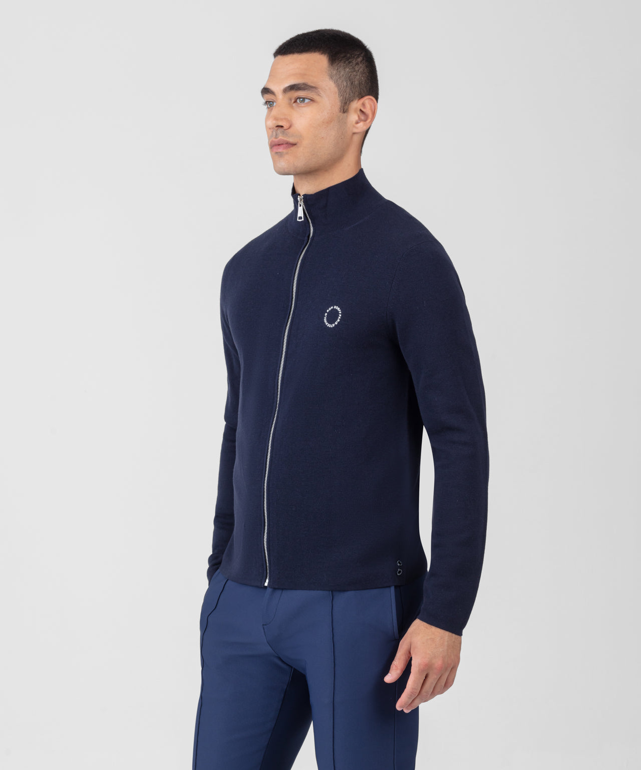 Milano Wool Jacket: Navy