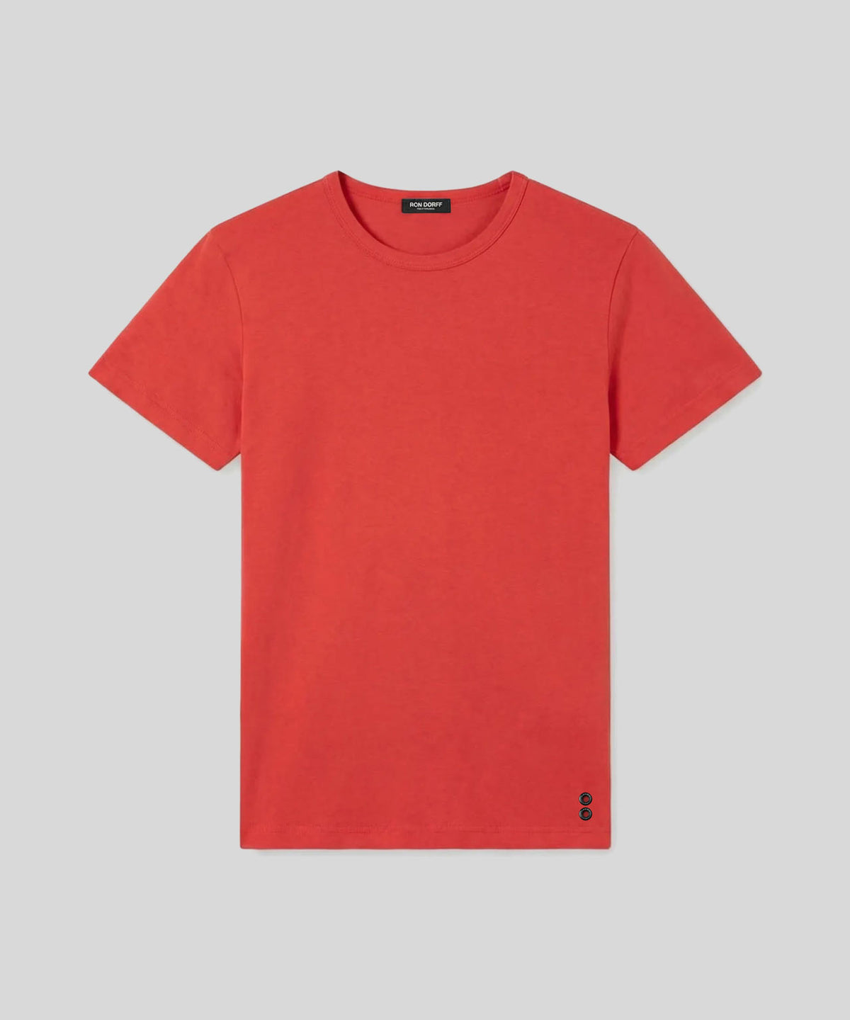 Crew Neck T-Shirt Eyelet Edition: Shocking Red