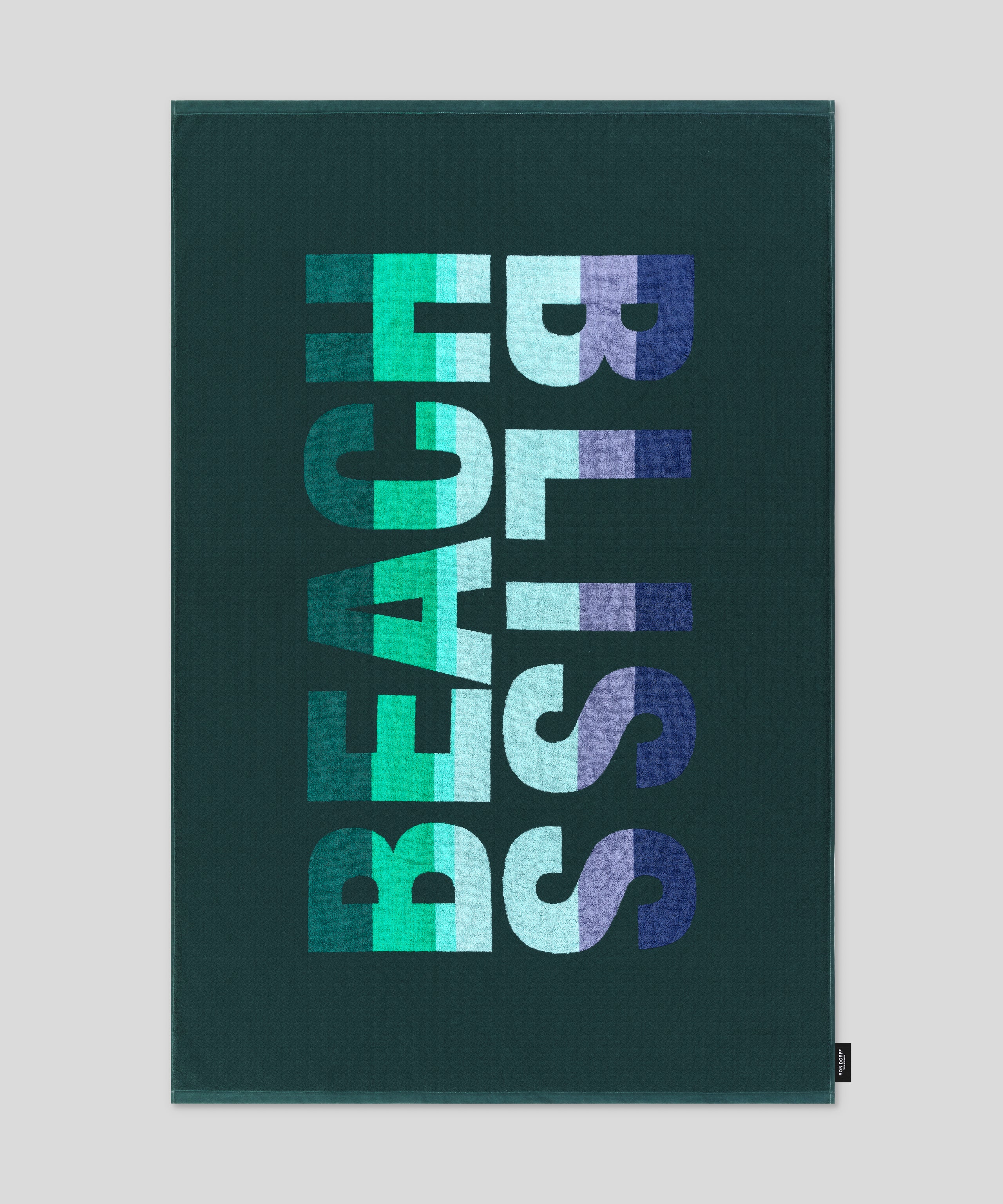 Terry Towel "BEACH BLISS": Pine Green