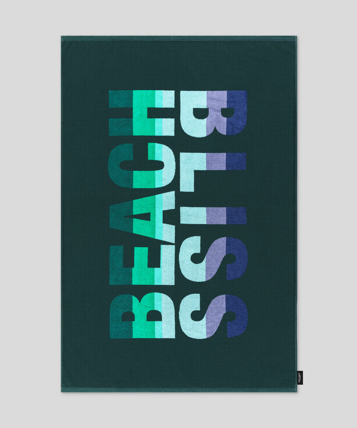 Terry Towel "BEACH BLISS": Pine Green