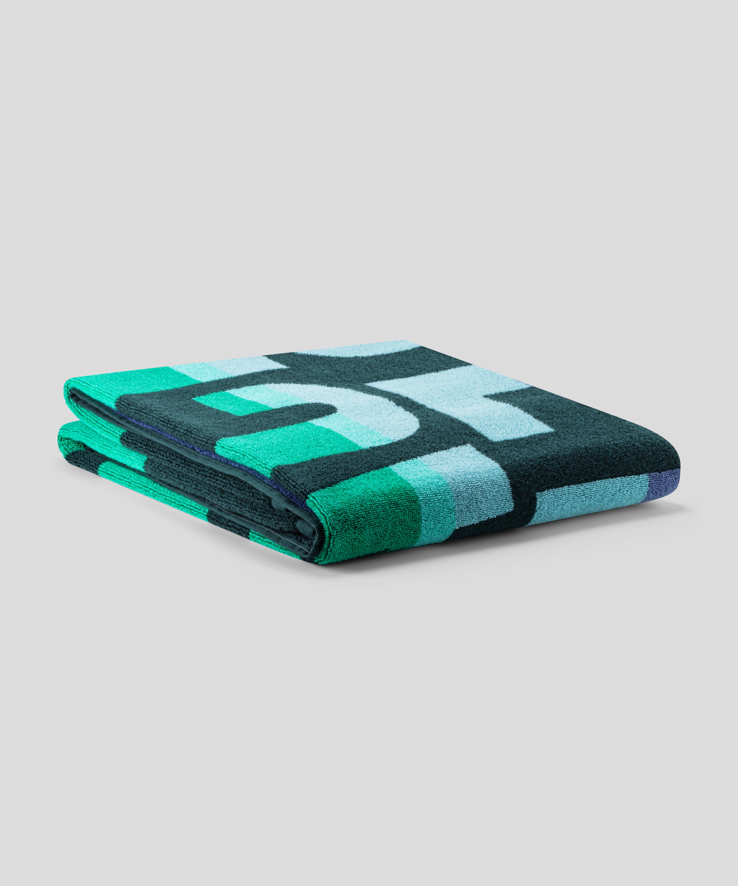 Terry Towel "BEACH BLISS": Pine Green