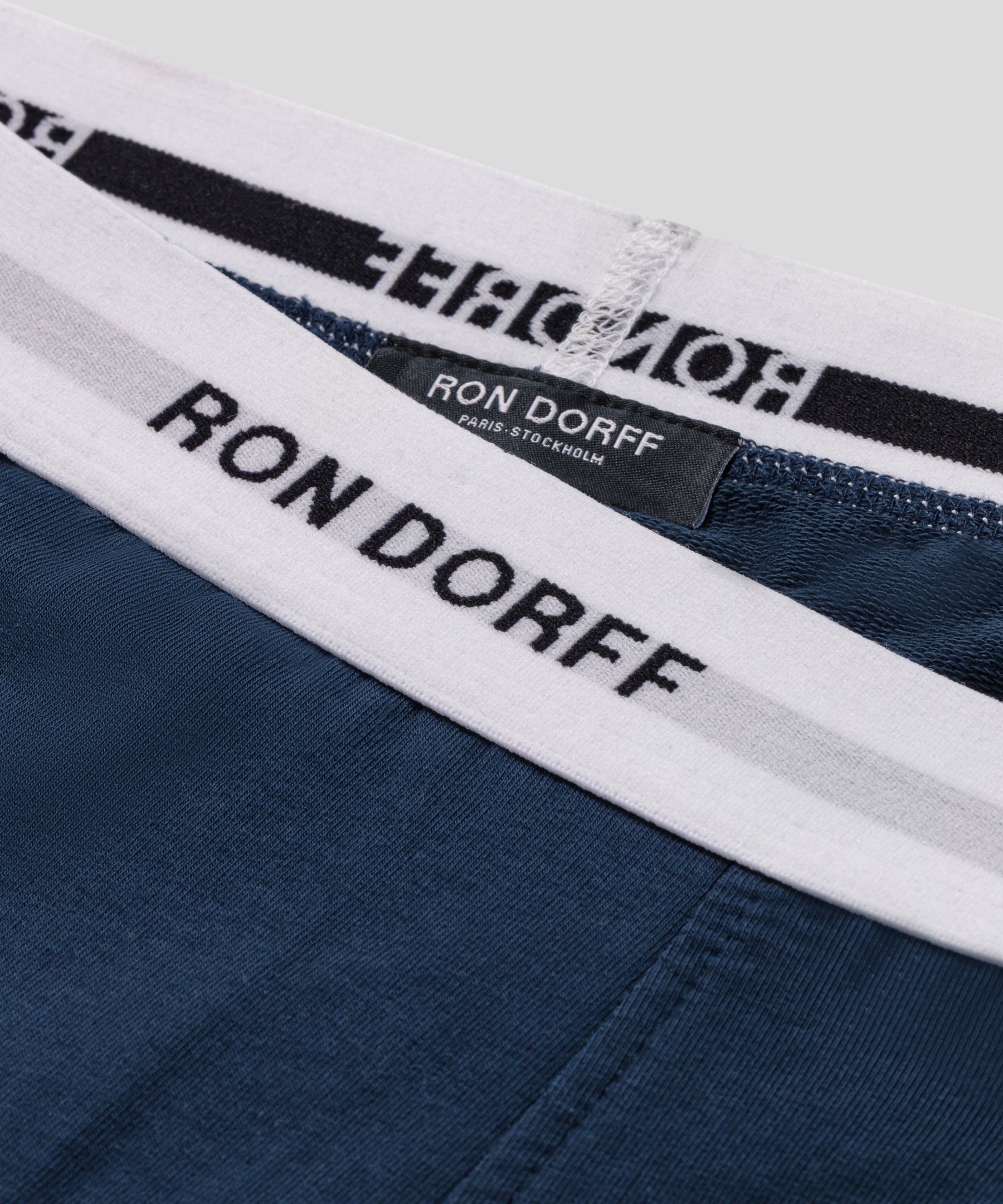 RON DORFF Lounge Shorts: Navy
