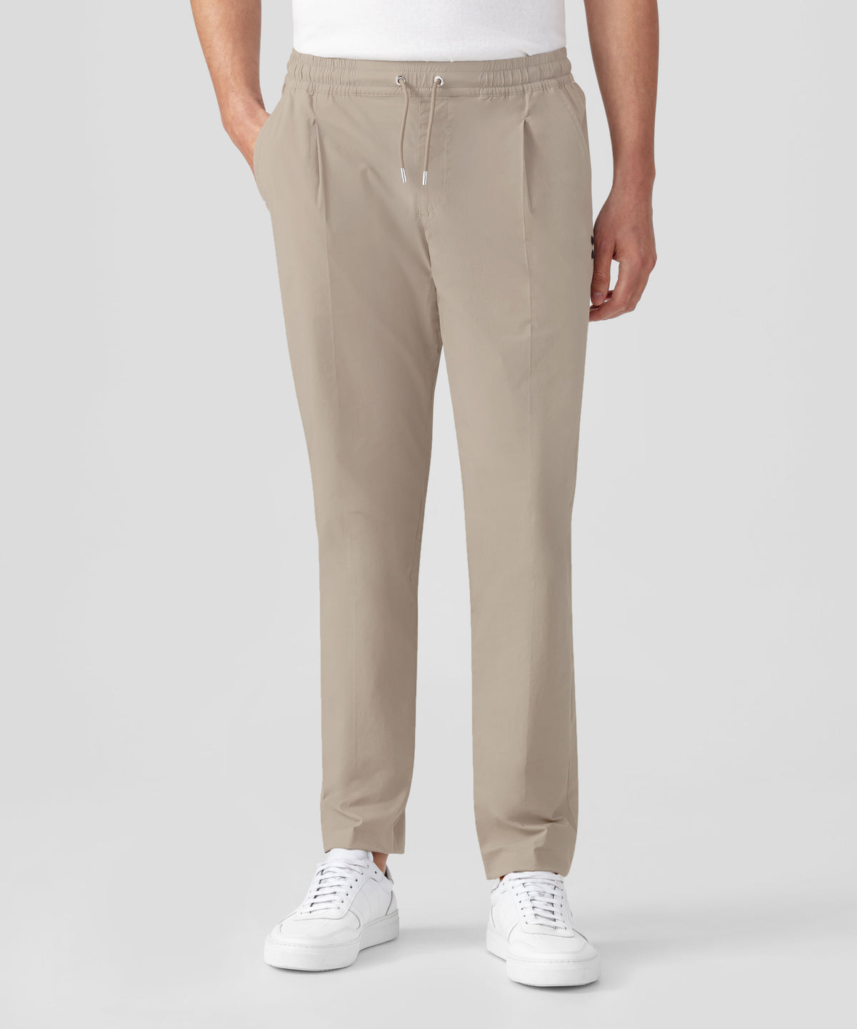 Light Sports Pants: Taupe Grey