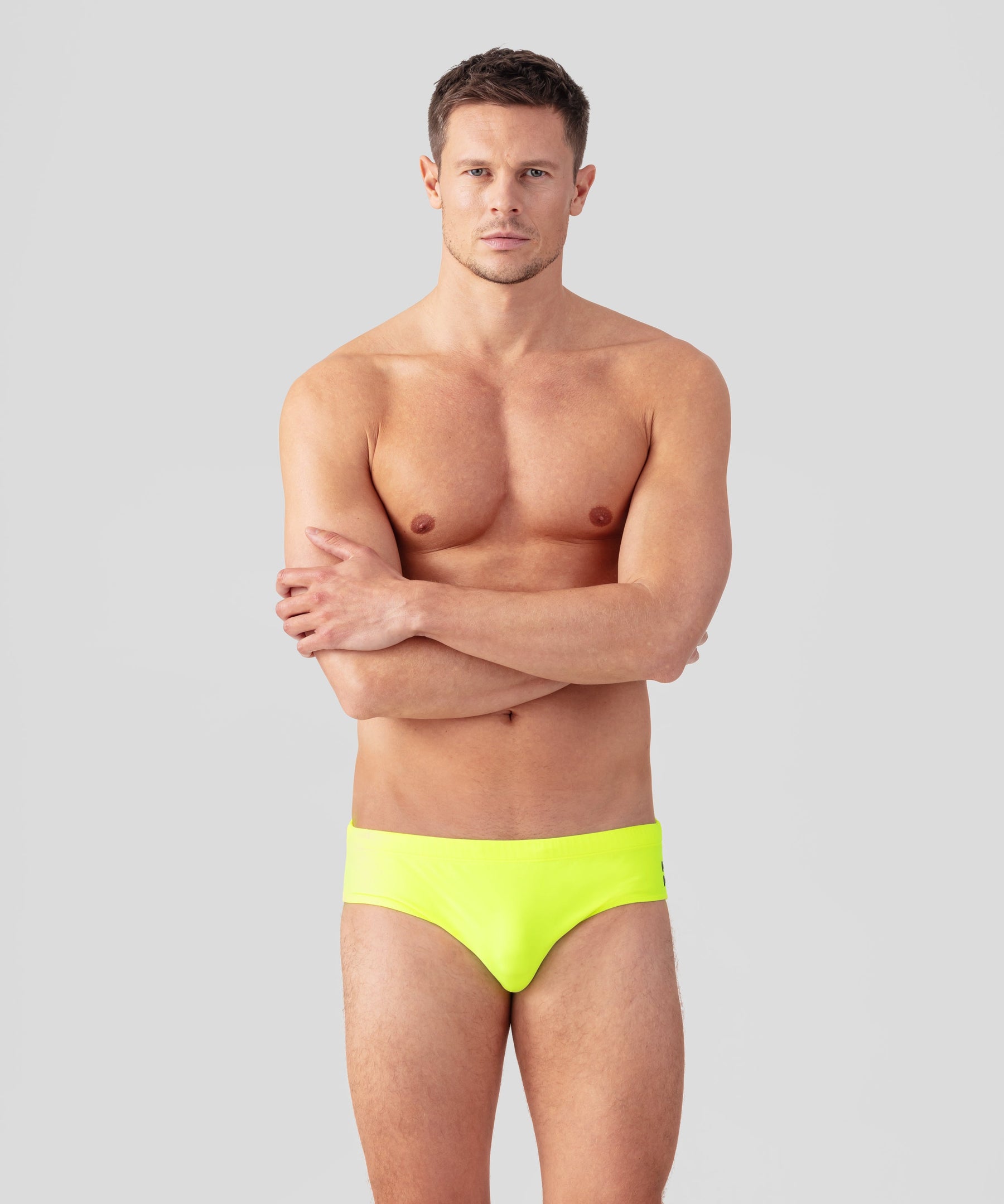 Swim Briefs: Neon Yellow