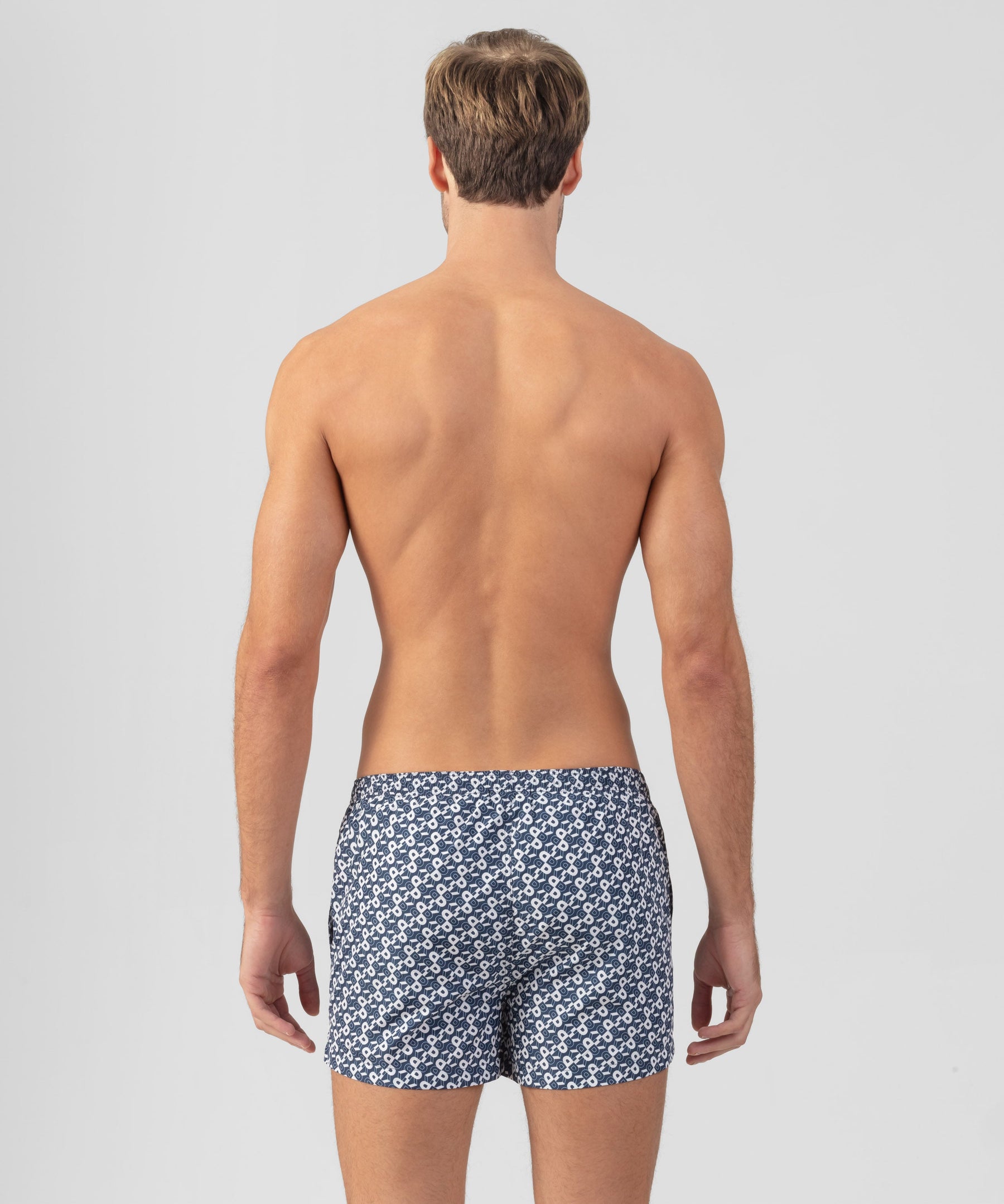 Swim Shorts RD Pattern: Navy