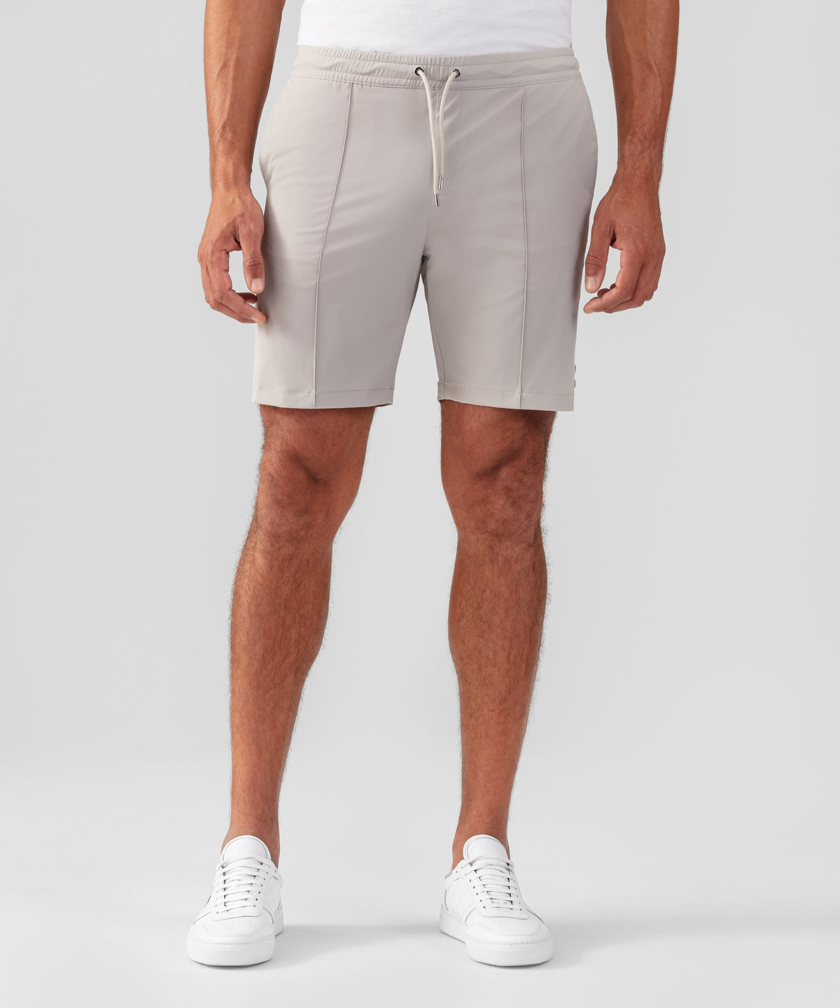 Light City Shorts: Taupe Grey