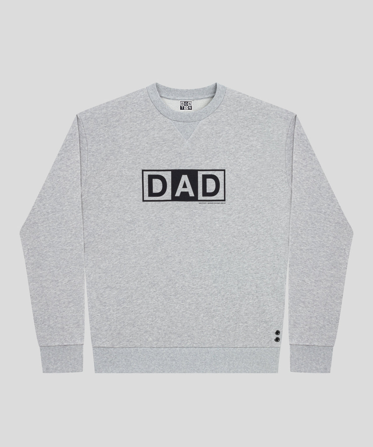 RON DORFF + BON★ON Organic Cotton Sweatshirt DAD: Heather Grey