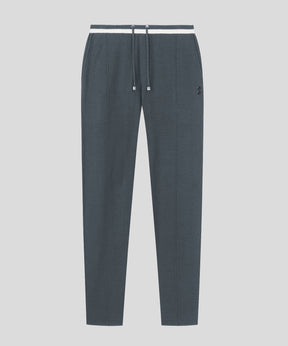 Cotton Silk Tennis Pants: Stormy Weather