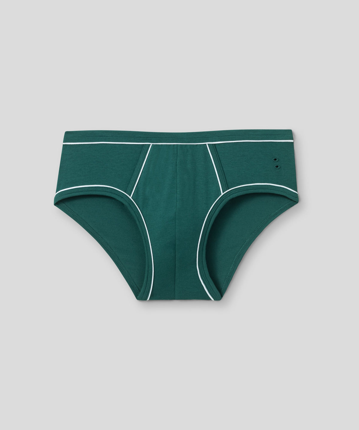 Y-Front Briefs w. Piping: Pine Green