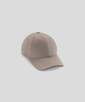 Cotton Canvas Coach Cap "RON DORFF": Dusty Beige