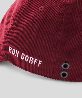 Corduroy Coach Cap "RON DORFF": Burnt Red