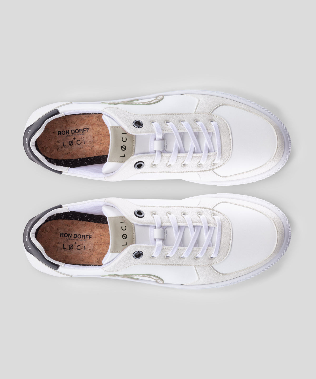 RON DORFF x LØCI Organic Sneakers: Dusty Beige