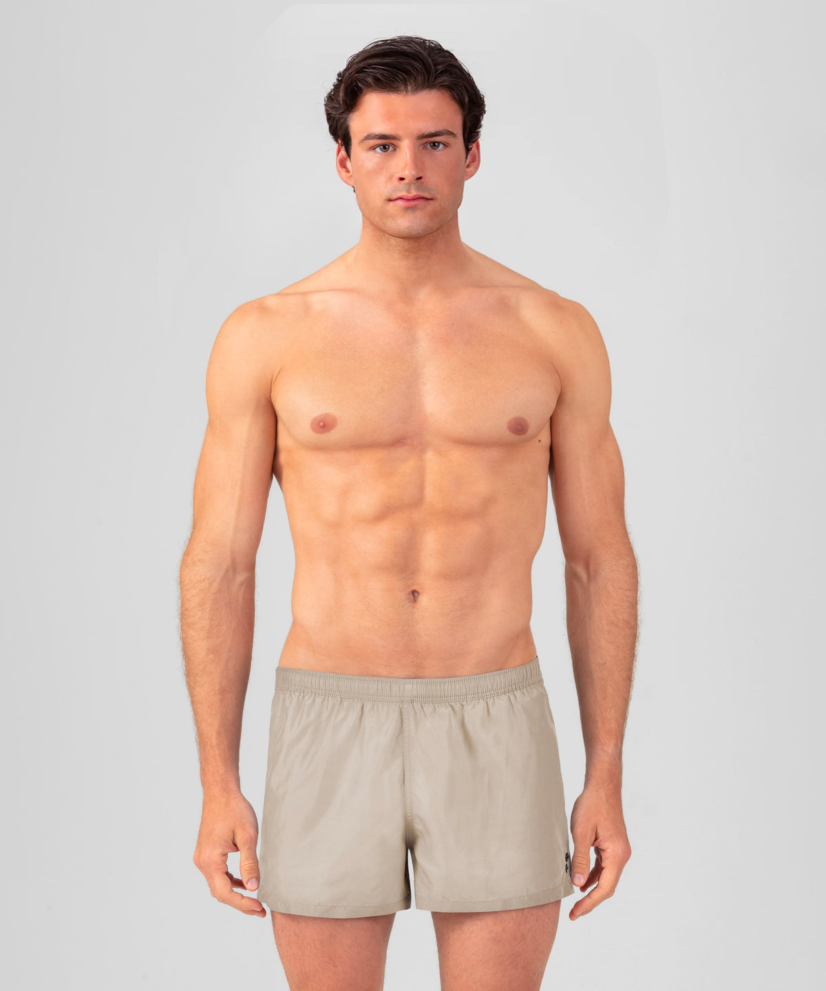 Swim Shorts w. Side Stripes: Sand