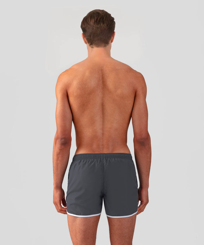 Marathon Swim Shorts: Lava Grey