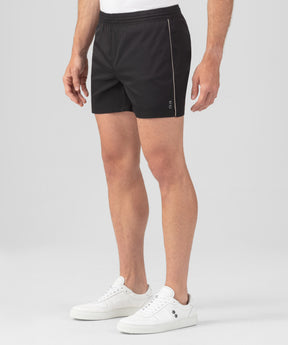 RD Exerciser Shorts w. Piping: Black