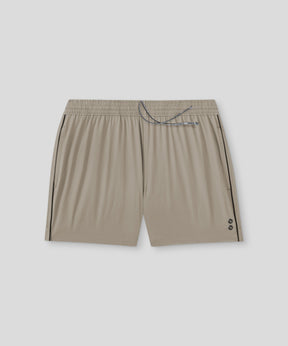 RD Exerciser Shorts w. Piping: Dusty Beige