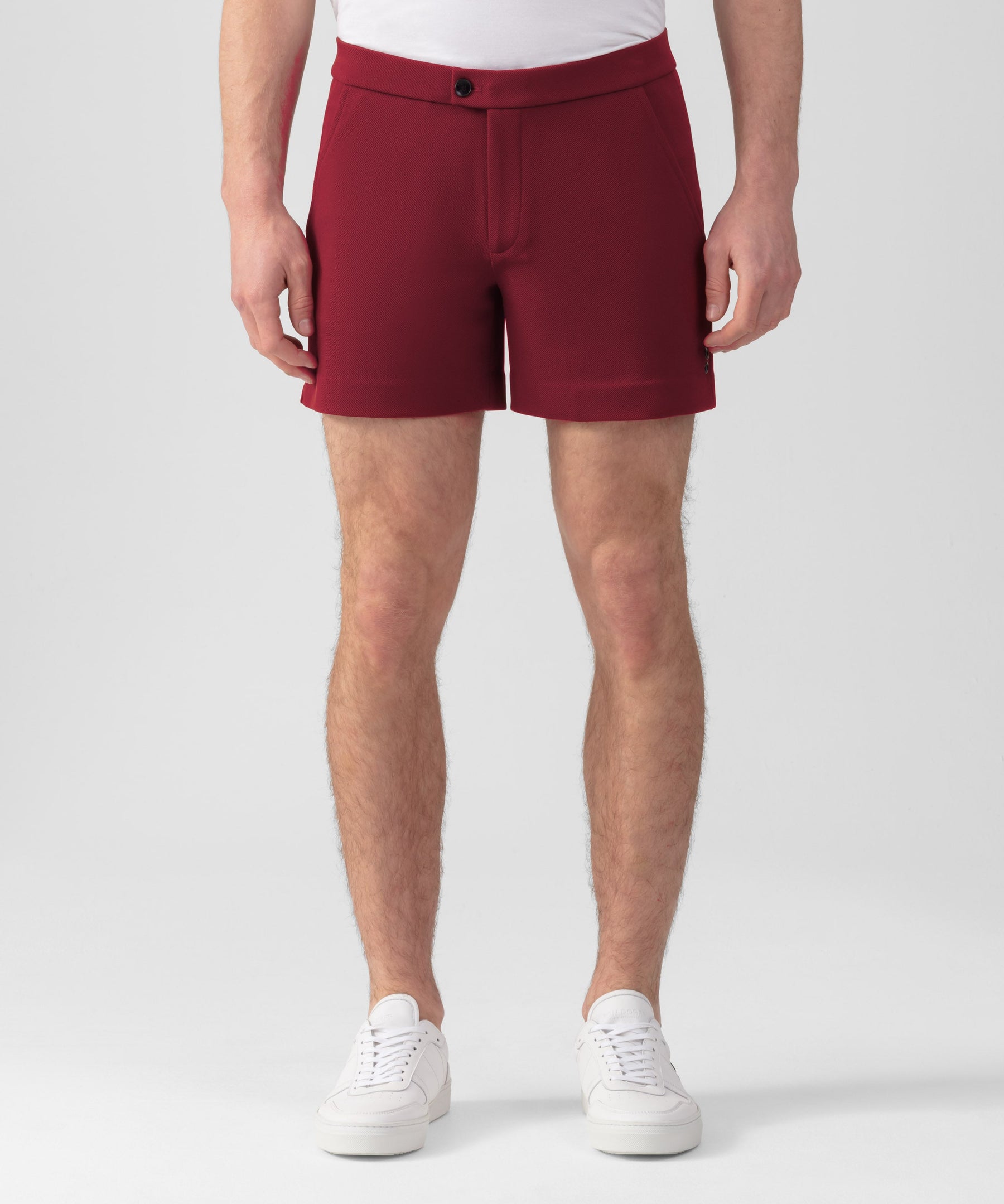 RD Tennis Shorts: Burnt Red