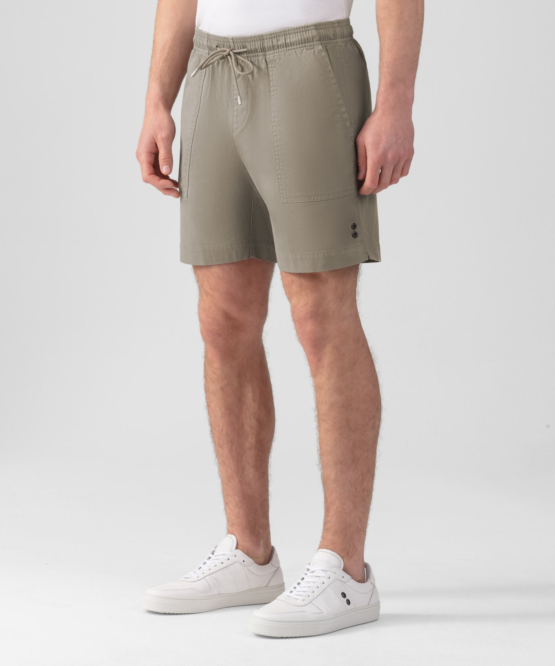 Sports Chino Shorts: Dusty Beige