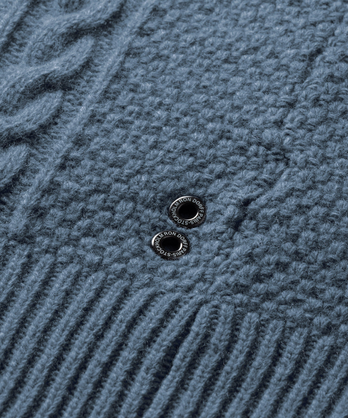 Wool Cashmere Telemark Sweater: Bering Sea