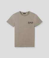 Organic Cotton T-Shirt "DAD": Dusty Beige