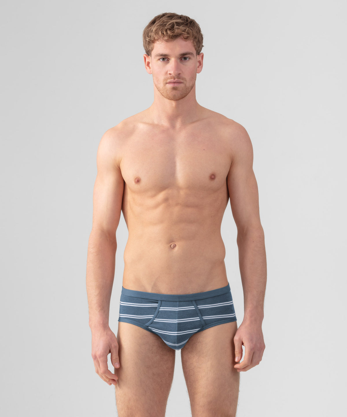 Y-Front Briefs w. Double Stripes: Bering Sea