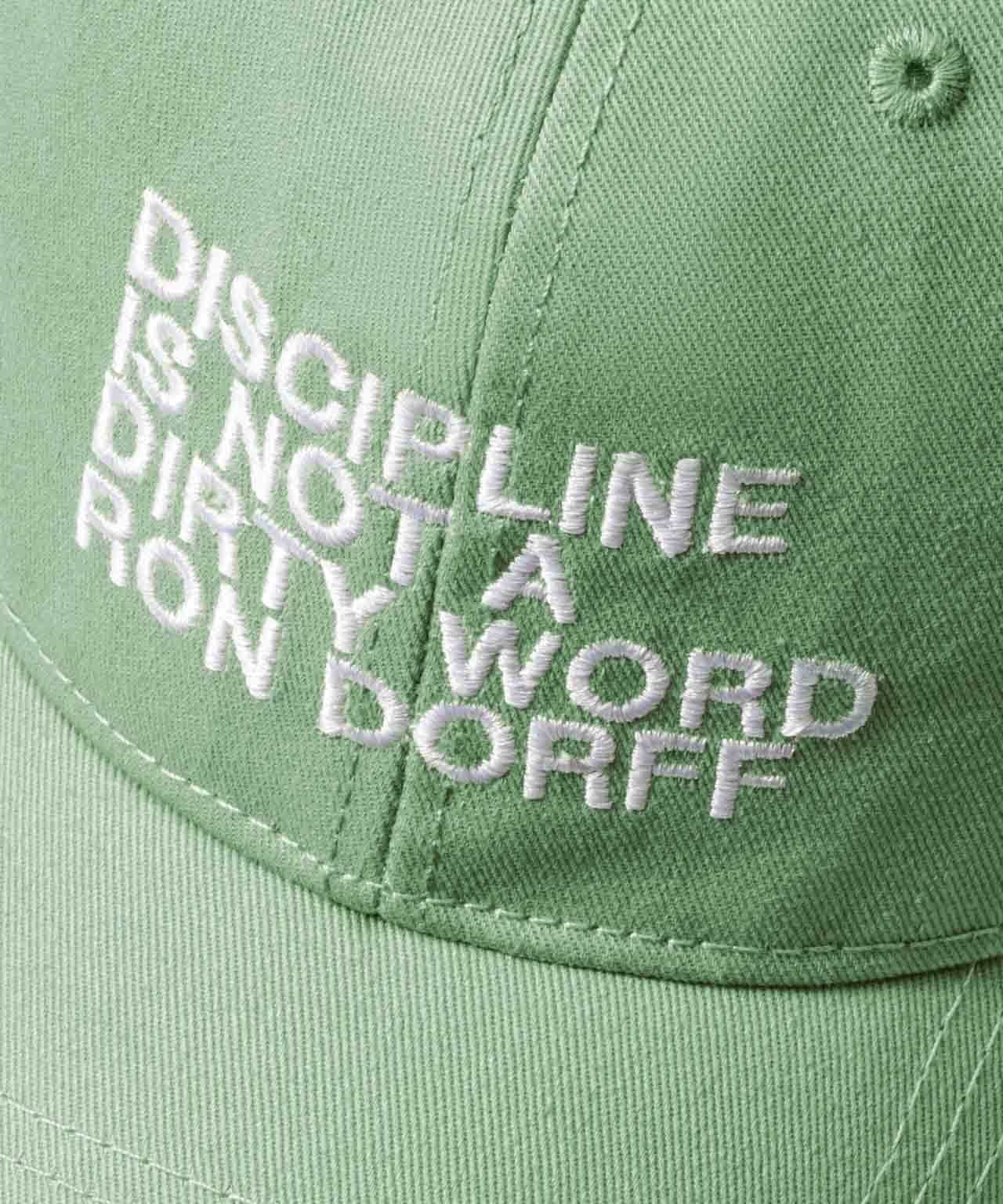 Cotton Coach Cap "DISCIPLINE": Light Cactus