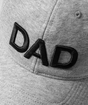 Cotton Coach Cap "DAD": Grey Melange