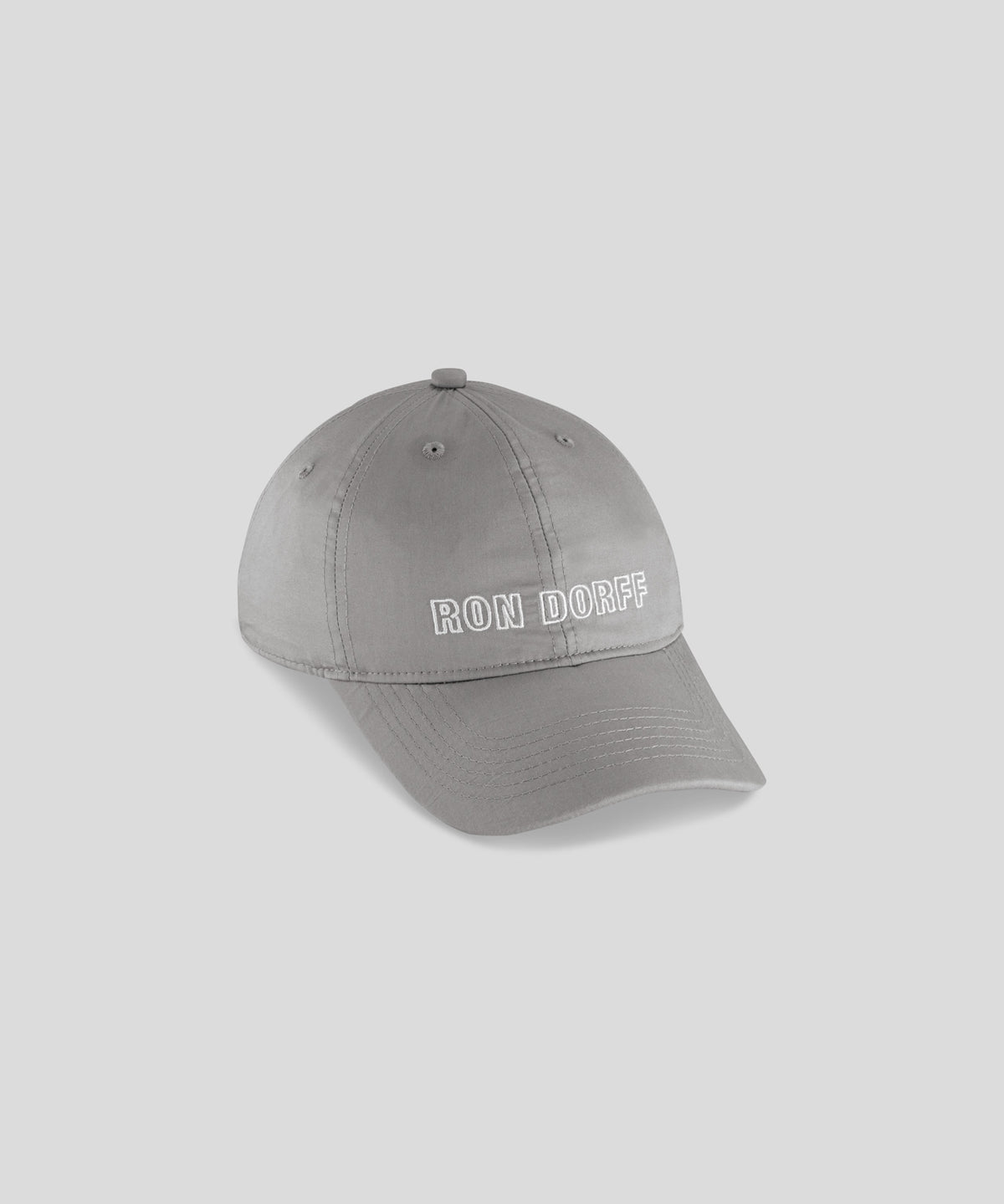 Light Cotton Coach Cap "RON DORFF": Ash Grey