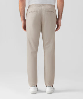 Cotton-Linen Pants: Ash Grey