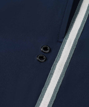 Sports Chino Pants w. Side Stripes: Deep Ocean