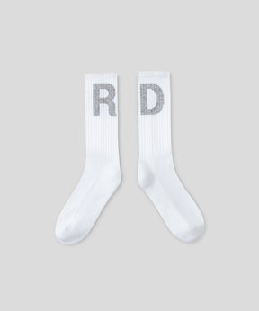 RD Sports Socks Reflective: White