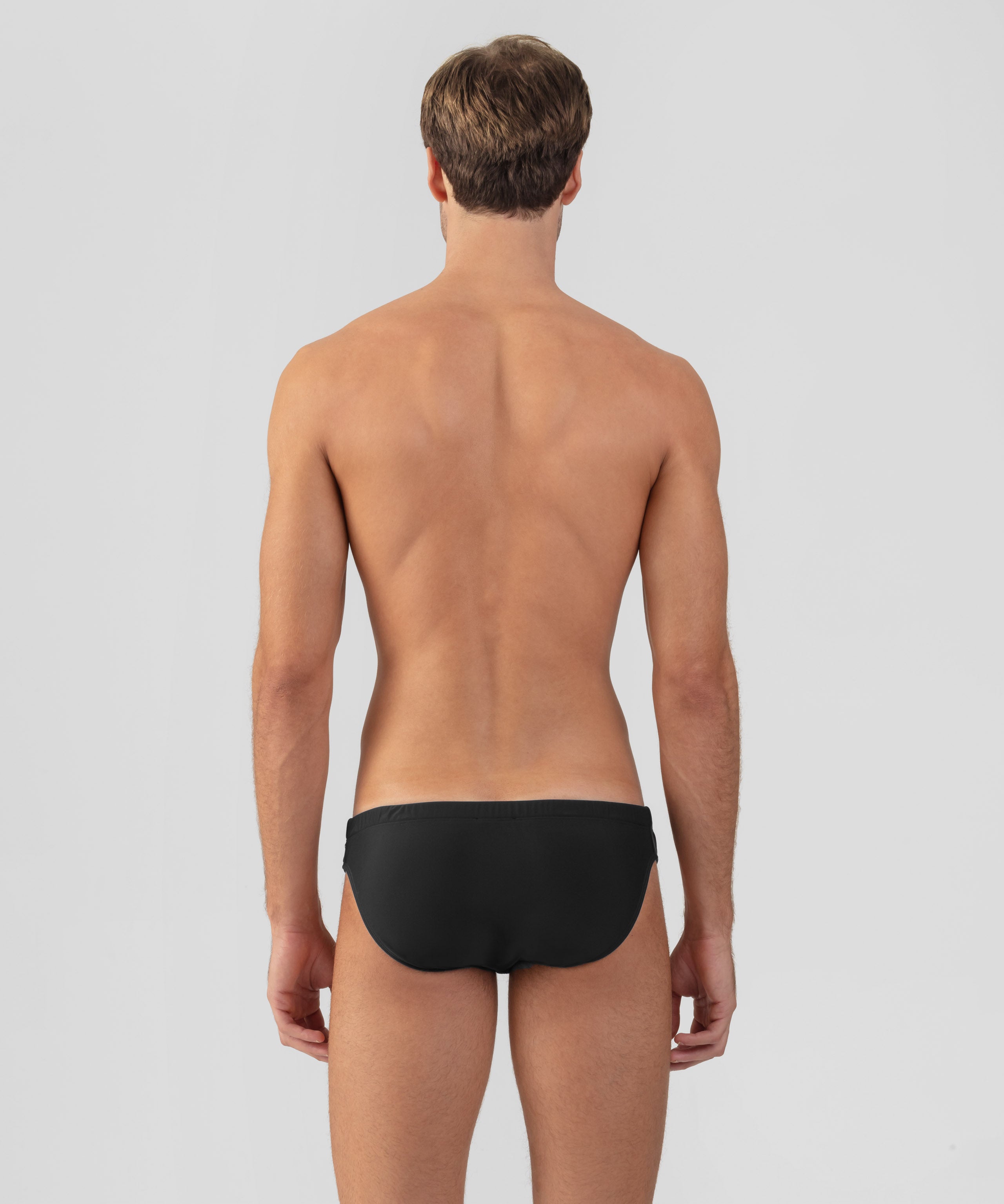 Slim Swim Briefs: Black