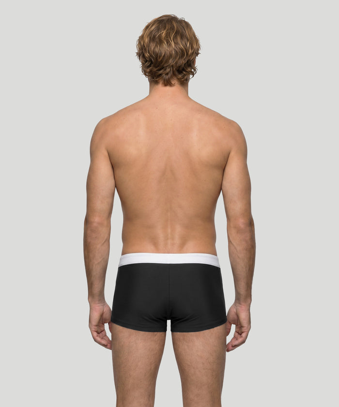 Swim Trunks w. Waistband: Black