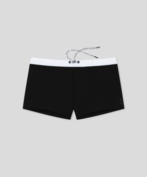 Swim Trunks w. Waistband: Black