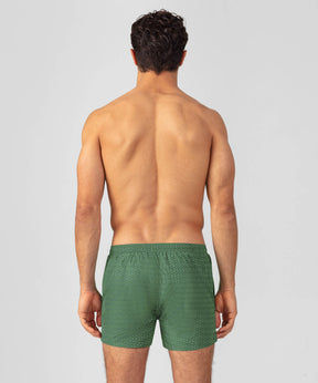 Swim Shorts w. Nordic Line Pattern: Cactus