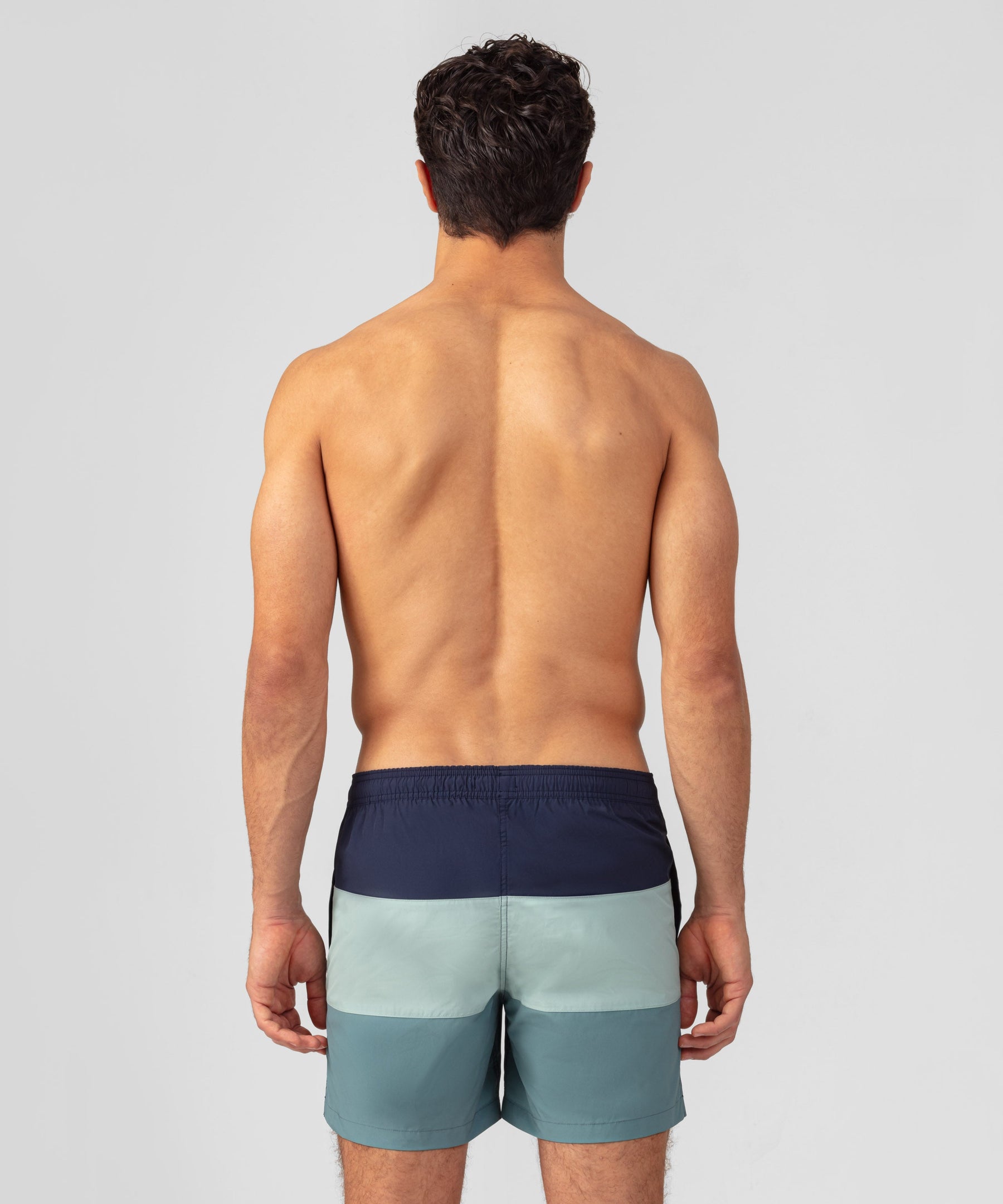 Panelled Board Shorts: Deep Ocean