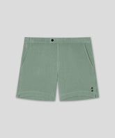 Cotton Terry Tennis Shorts: Aquamarine