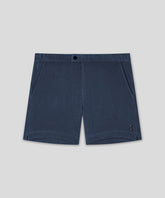 Cotton Terry Tennis Shorts: Deep Ocean