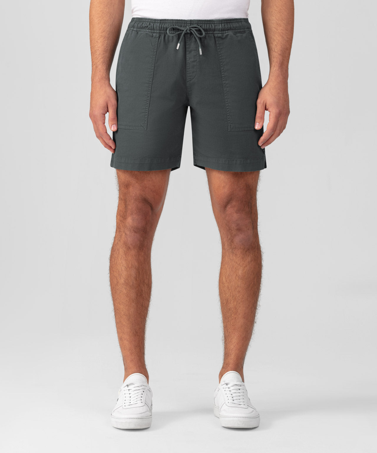 Cotton Sports Chino Shorts: Green Shadow