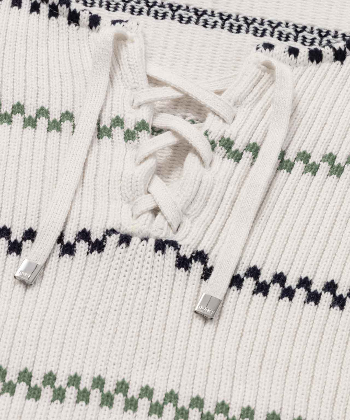 Swedish Fisherman Cotton Sweater: Off White