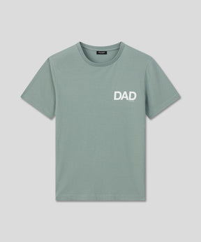 Organic Cotton T-Shirt "DAD": Aquamarine