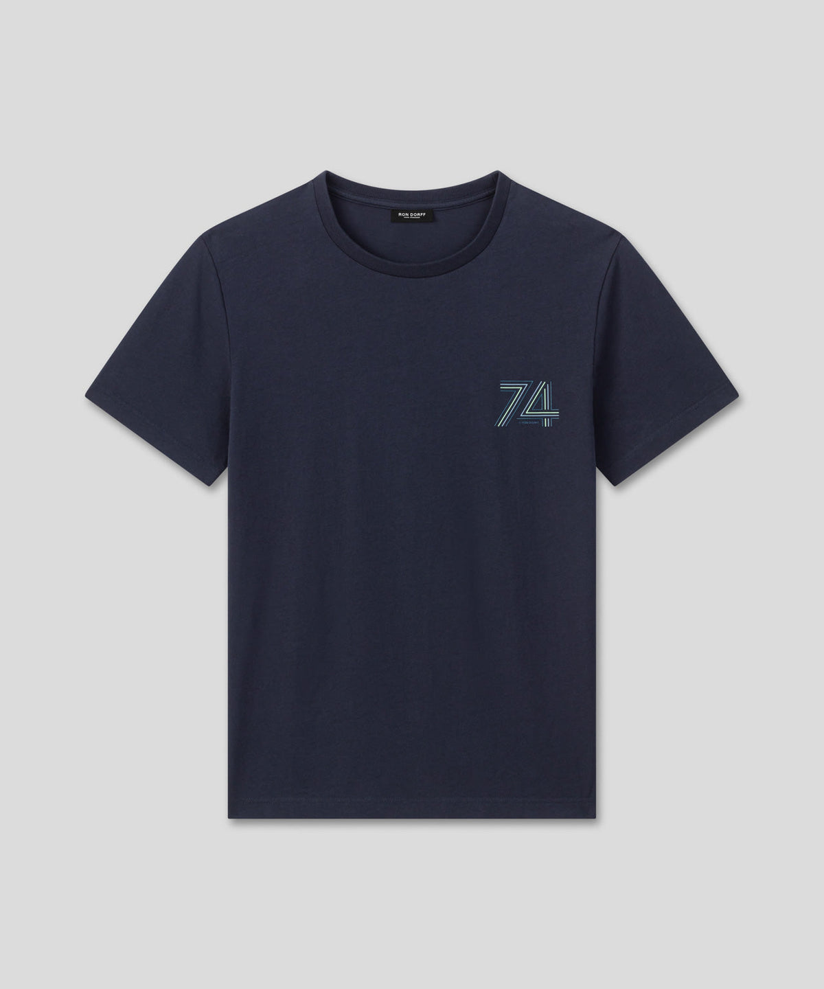 Organic Cotton T-Shirt "74": Navy