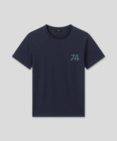 Organic Cotton T-Shirt "74": Navy