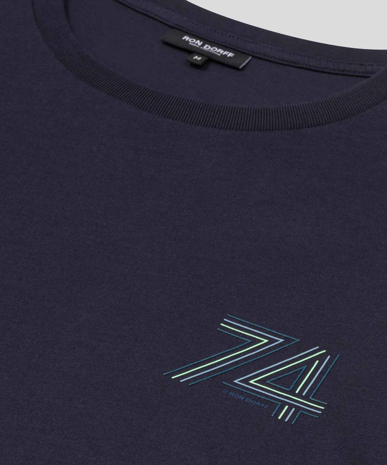 Organic Cotton T-Shirt "74": Navy