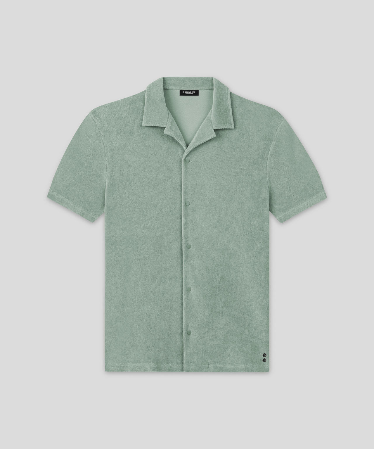 Cotton Terry Shirt: Aquamarine