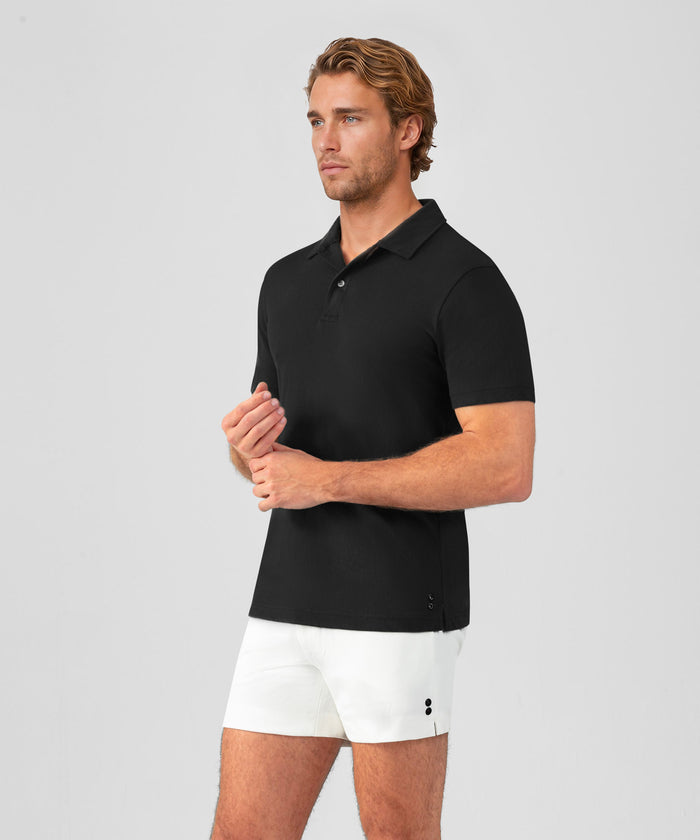 Mesh RD Polo: Black